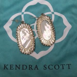 Kendra Scott Delilah Mother Of Pearl Earrings